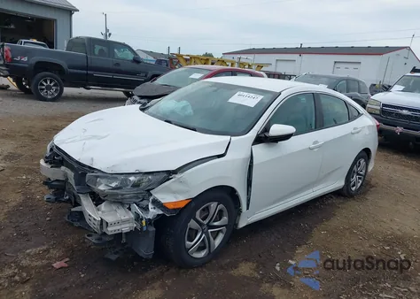 2018 Honda Civic Lx from USA, damaged, VIN 19XFC2F53JE204199